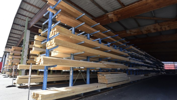 Planks stored on warehouse rack property released LYF01028