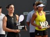 Sport Bilder des Tages WTA, Tennis Damen Tour Winners Open Final Mayar Sherif and Andrea Petkovic taking a photo at the
