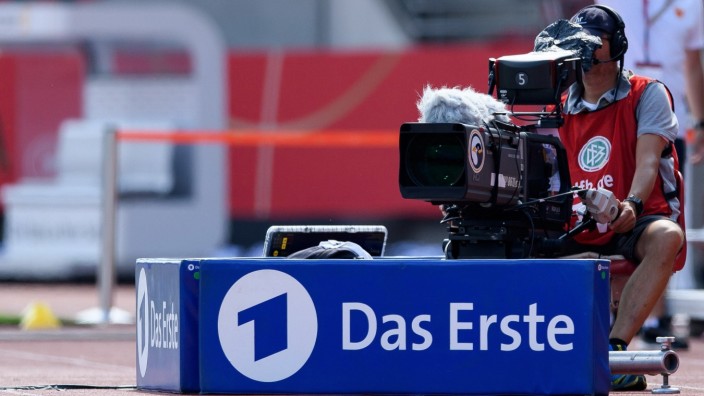 Kassel, Germany, 31.08.2019, Frauen Europameisterschaft Qualifikation, Deutschland - Montenegro, ARD Das Erste, Fernseh