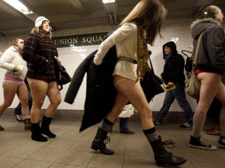 No Pants Day, New York, Reuters