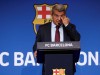 Barcelona s FC President, Joan Laporta, addresses a press conference, PK, Pressekonferenz to explain the reason why Arg