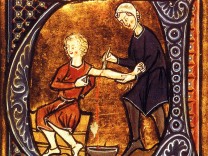 Bloodletting (or blood-letting) is the withdrawal of often little quantities of blood from a patient to cure or prevent