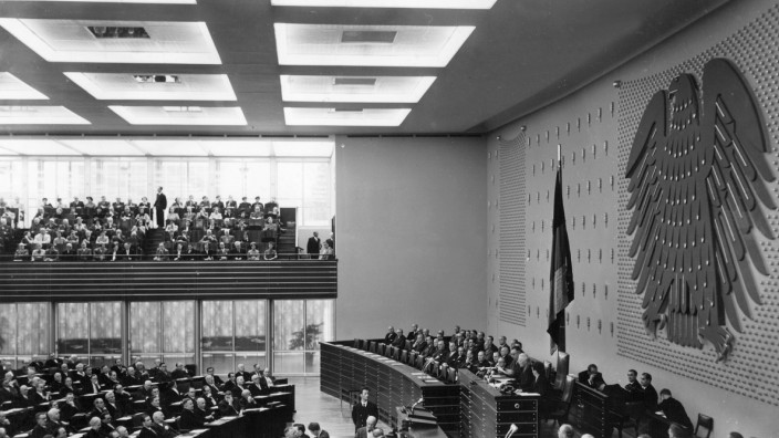 Konstituierende Sitzung des 2. Bundestages, 1953