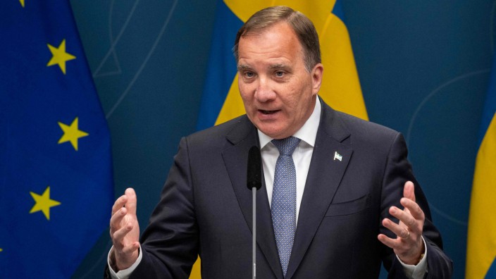 Schweden: Schwedens Ministerpräsident Stefan Löfven führt eine rot-grüne Minderheitsregierung an.