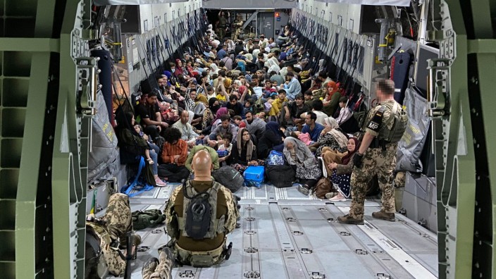 Afghanistan-Evakuierungsflug der Bundeswehr im August 2021