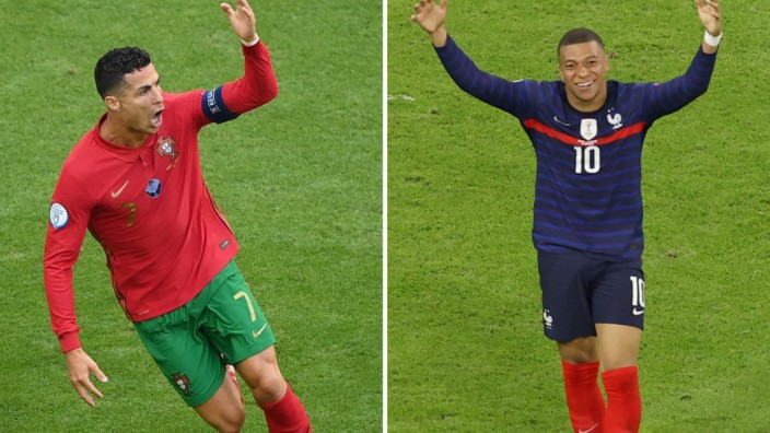 Transfers bei ManCity und Real: Ronaldo und Mbappé: Zwei Protagonisten des Transfersommers.