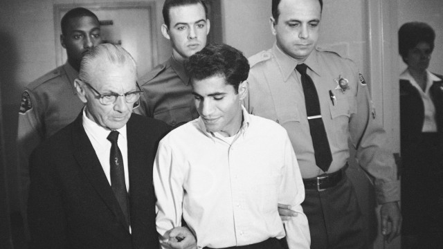 US-Justiz: Kurz nach der Tat: Sirhan Sirhan im Juni 1968 bei einer Anhörung in Los Angeles.