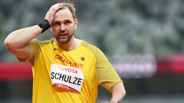 SCHULZE Mathias Uwe (GER), SEPTEMBER 1, 2021 - Athletics : Men s Shot Put F46 Final during the Tokyo 2020 Paralympic Ga