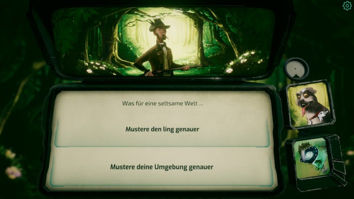 Mundart-Game: Ein Jäger pirscht durch das Computerspiel "Bavarian Odyssey".