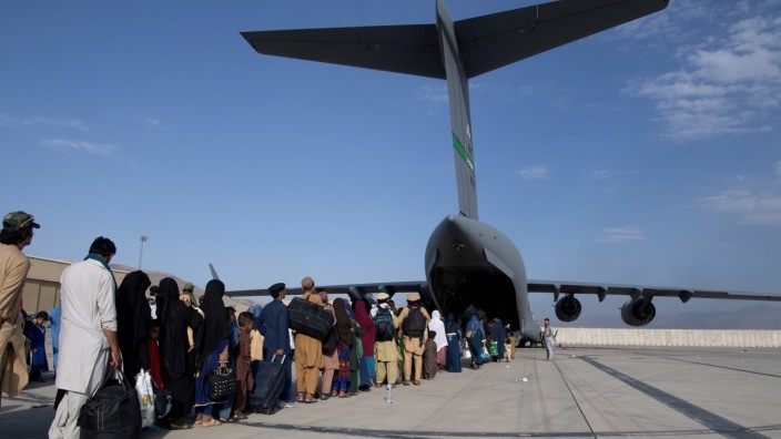 FILE PHOTO: Evacuation from Hamid Karzai International Airport in Kabul