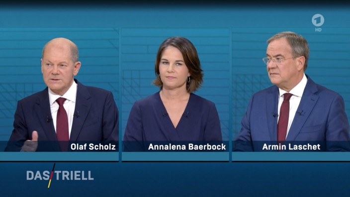 Wahl-Triell - TV-Diskussion Kanzlerkandidaten