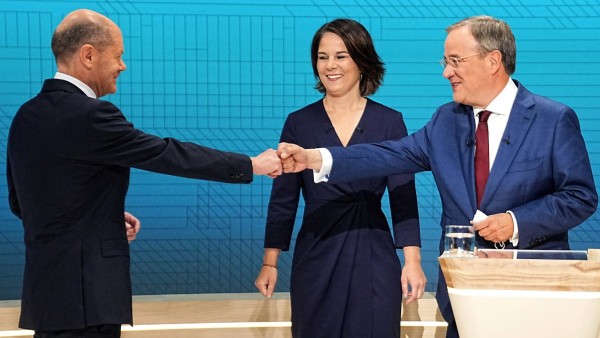 Televised debate of the candidates to succeed Germany's Merkel