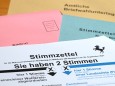 Bundestagswahl - Stimmzettel Briefwahl