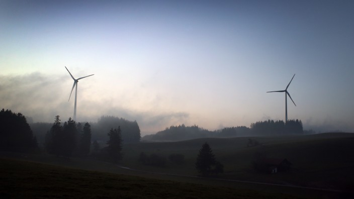 Windräder in Bayern