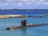 Das amerikanische U-Boot "USS Oklahoma City" kehrt zum Stützpunkt in Guam zurück.