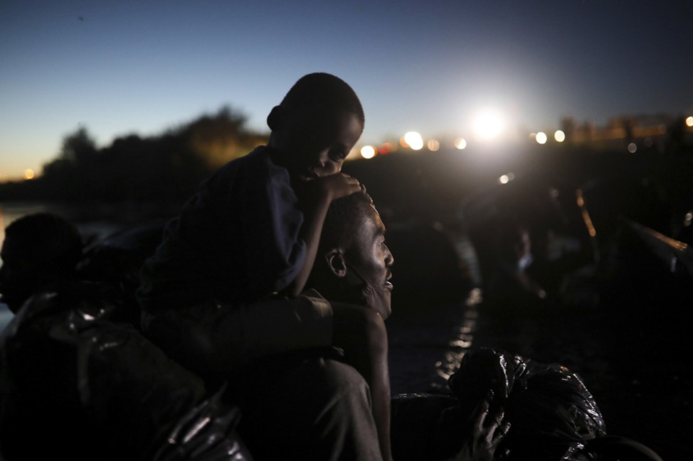 Migranten an der Grenze zwischen Mexiko und USA