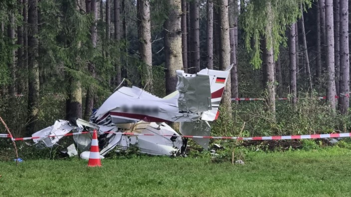 Kleinflugzeug stürzt im Ostallgäu ab
