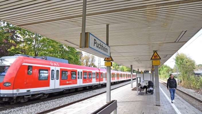S-Bahn-Ausbau: Der Puchheimer S-Bahnhof mit den Gleisen 2 und 3.
