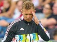 Trainer Julian Nagelsmann (FCB), team manager, headcoach, coach, sad in the match FC BAYERN MUENCHEN - EINTRACHT FRANKF