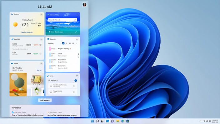 Windows: Neue Oberfläche, unter der Haube aber sehr ähnlich zu Windows 10: Screenshot eines Computers mit Windows 11.