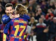 Barcelona, Camp Nou, 27.11.19, Champions League: FC Barcelona, Barca - Borussia Dortmund Lionel Messi (Barcelona) jubel