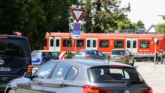 S-Bahnübergang Fasanerie in München, 2016