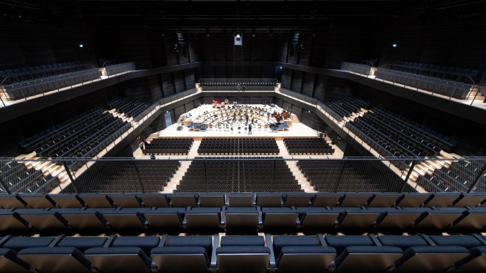 Eröffnung der Isarphilharmonie: Provisorium mit guter Akustik: der Konzertsaal der neuen Isarphilharmonie München.