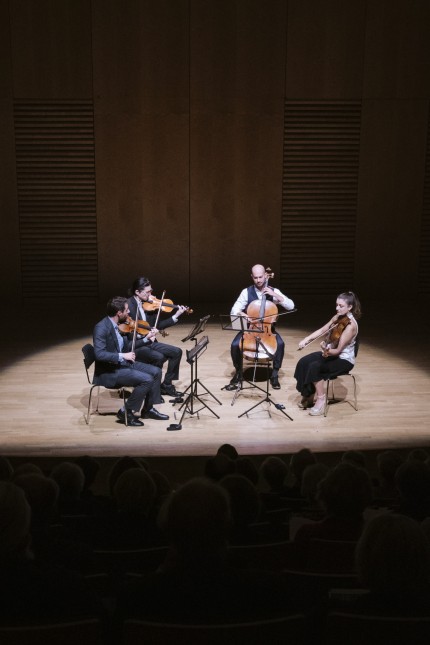 Dover Quartet und Pavel Haas Quartet spielen Konzert in Grünwald