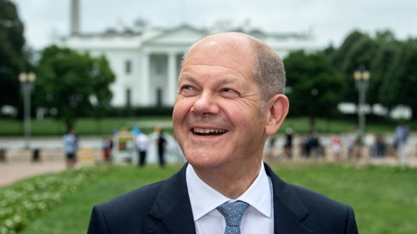 Olaf Scholz (SPD) im Sommer 2021 in Washington
