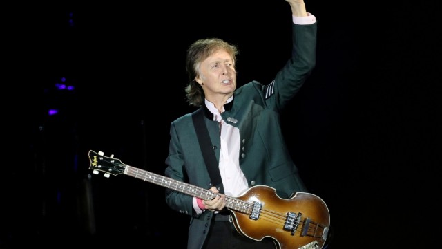 FILE PHOTO: Paul McCartney performs during the 'One on One' tour concert in Porto Alegre
