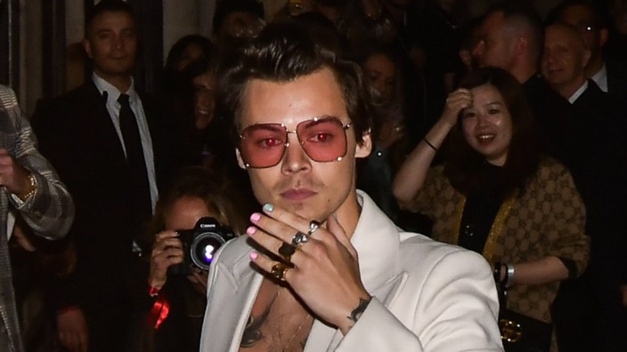 Rome Gucci Parade at the Capitoline Museums In the photo Harry Styles PUBLICATIONxINxGERxAUTxONLY