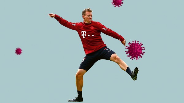 06.10.2021, FC Bayern Training, Fussball, im Bild: Trainer Julian Nagelsmann (FCB) *** 06 10 2021, FC Bayern training,