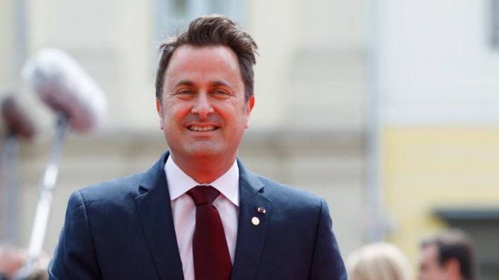 May 9 2019 Prime Minister of Luxemburg Xavier Bettel arrives to the Informal Summit of Heads of