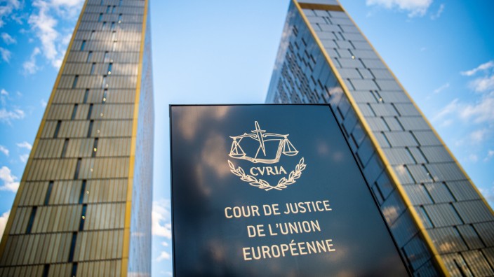 Polen: Die Bürotürme des Europäischen Gerichtshofs (EuGH): Das Gericht hatte Polens Justizreform im vergangenen Jahr verurteilt.