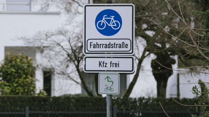 Neue Fahrradstraße in Ottobrunn
