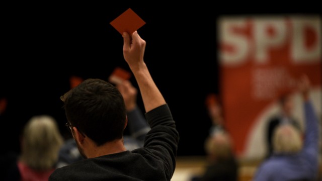 SPD-Parteitag Unterschleißheim - Abstimmung, 2021