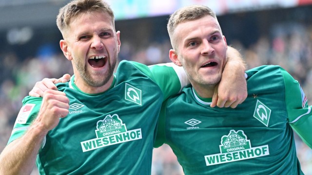 60. Bundesliga-Saison: Bremens "Duo dentale": Niclas Füllkrug (links) und Marvin Ducksch.