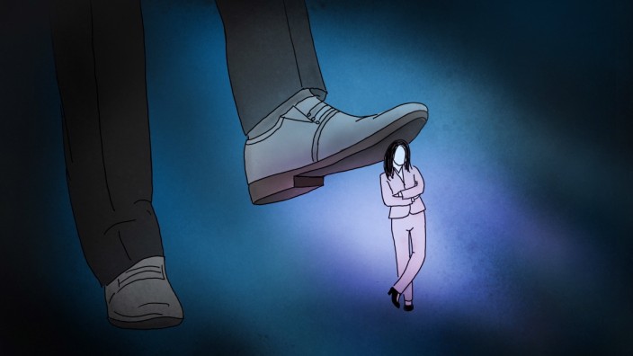 Sexuelle Übergriffe am Arbeitsplatz: Illustration: Stefan Dimitrov