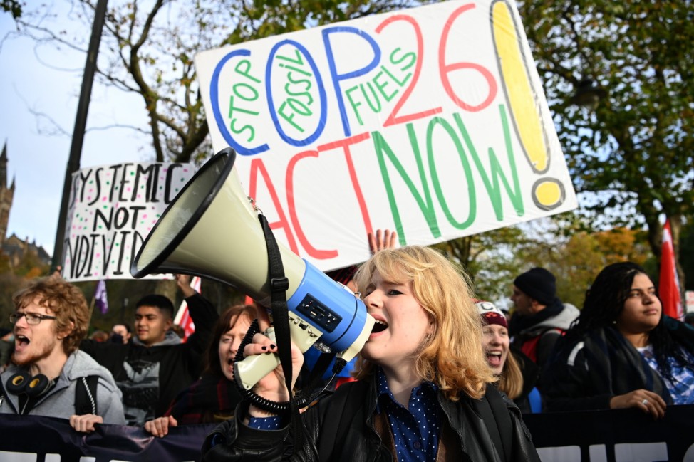 Fridays For Future COP26 Scotland March