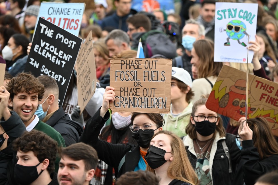 Fridays For Future COP26 Scotland March