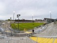 Panorama - Blick ins Stadion rund eine Stunde vor Anpfiff. 02.10.2020, Fussball, GER, 3. Liga, Saison 2020/21, 3. Spielt; Grünwalder