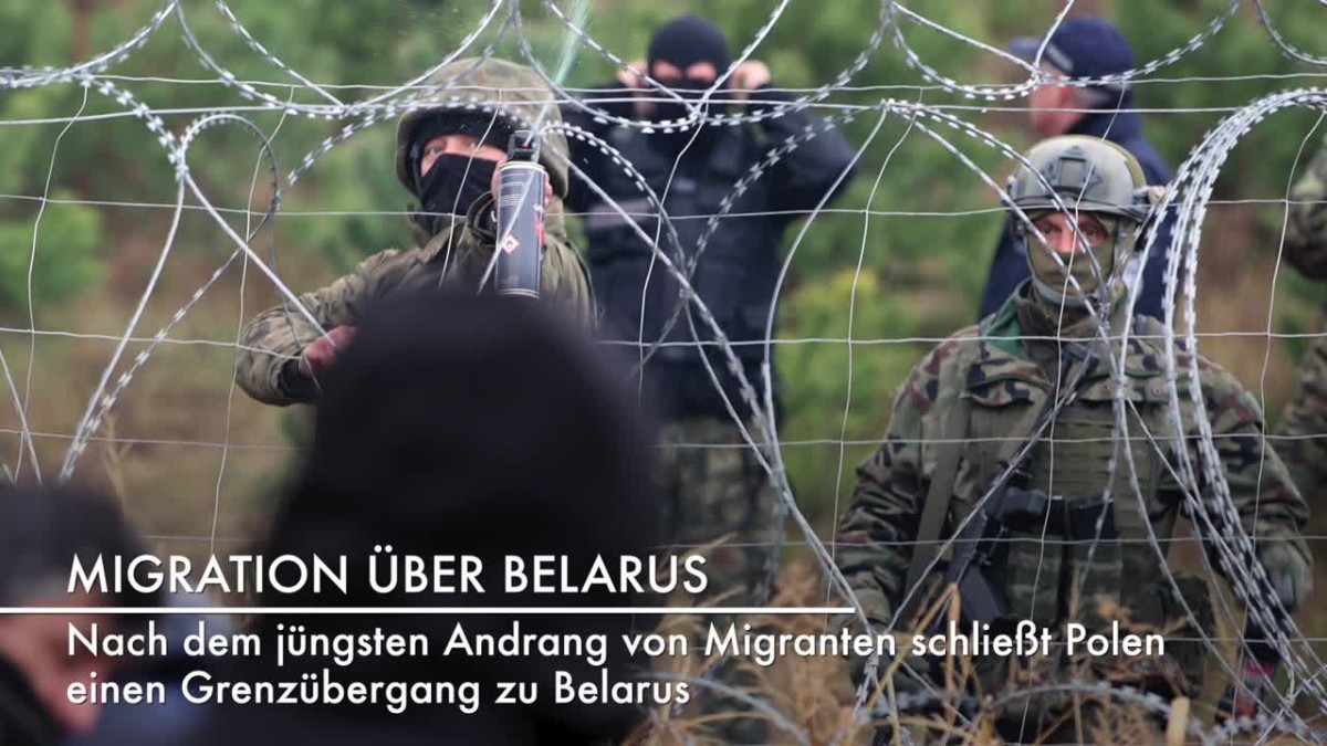 Migration über Belarus: Lage an polnischer Grenze angespannt
