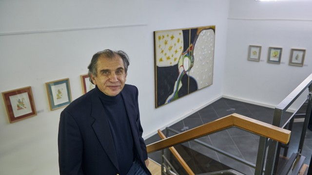 Verlust fürs Kulturleben: Der Wolfratshauser Künstler Hamit Cordan hat im Kunstturm ausgestellt.
