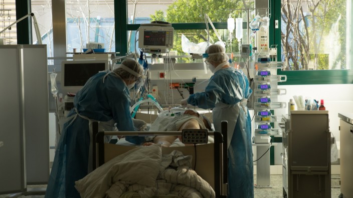 Corona-Intensivstation in der München Klinik Schwabing, Schwabinger Krankenhaus
