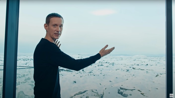 Zuckerberg-Parodie Isländisches Tourismusvideo