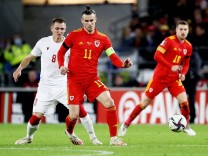 Mandatory Credit: Photo by James Marsh/Shutterstock (12600076aa) Gareth Bale of Wales. Wales v Belarus, FIFA World Cup,