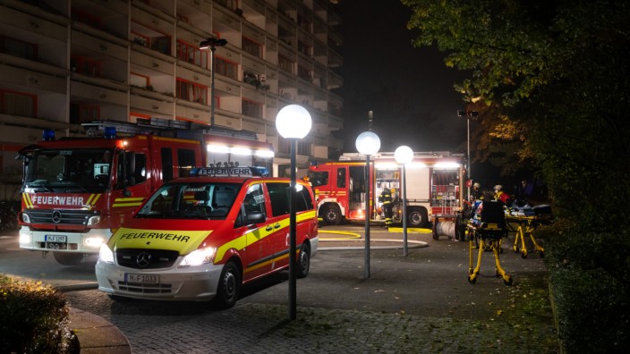 Feuerwehreinsatz in München