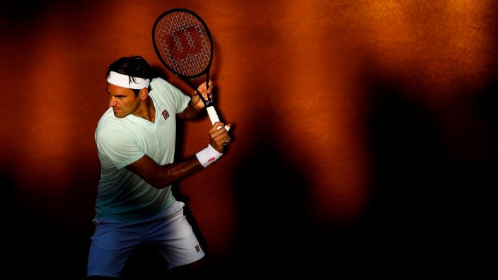 Tennis: Spaß? Ach, was, es geht um viel mehr: Roger Federer in Aktion.