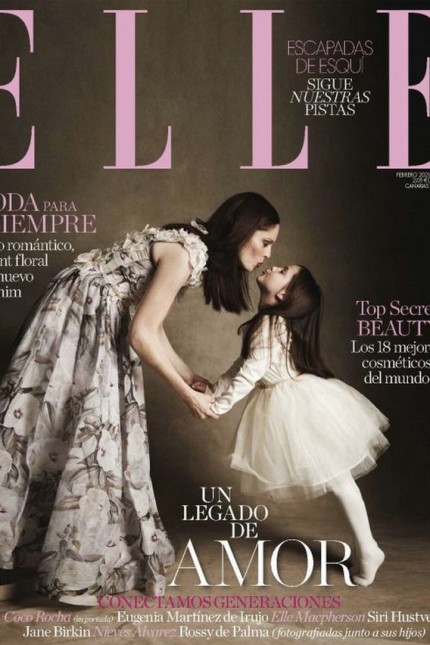 Coverstreit bei Elle und Madame: "Un legado de amor", ein Vermächtnis der Liebe: Die Februarausgabe der spanischen Elle.