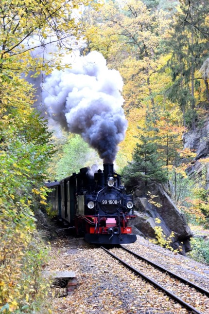 Oberschleißheim: Die Weißritztalbahn bei Dresden wird immer noch im täglichen Verkehr mit Dampf betrieben.